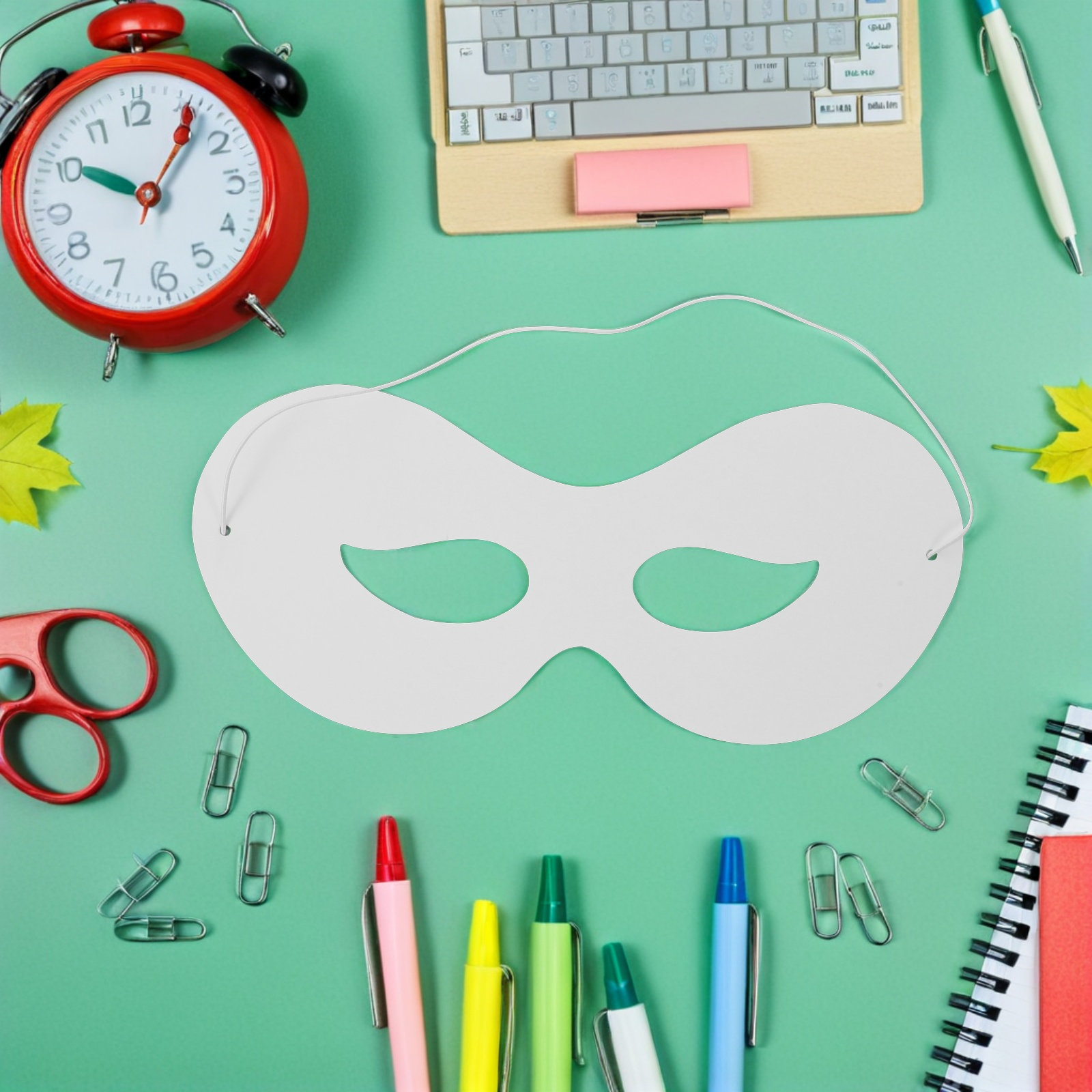 40Pcs Childrens Graffiti Masks - Art Craft With Paper 评论和价格